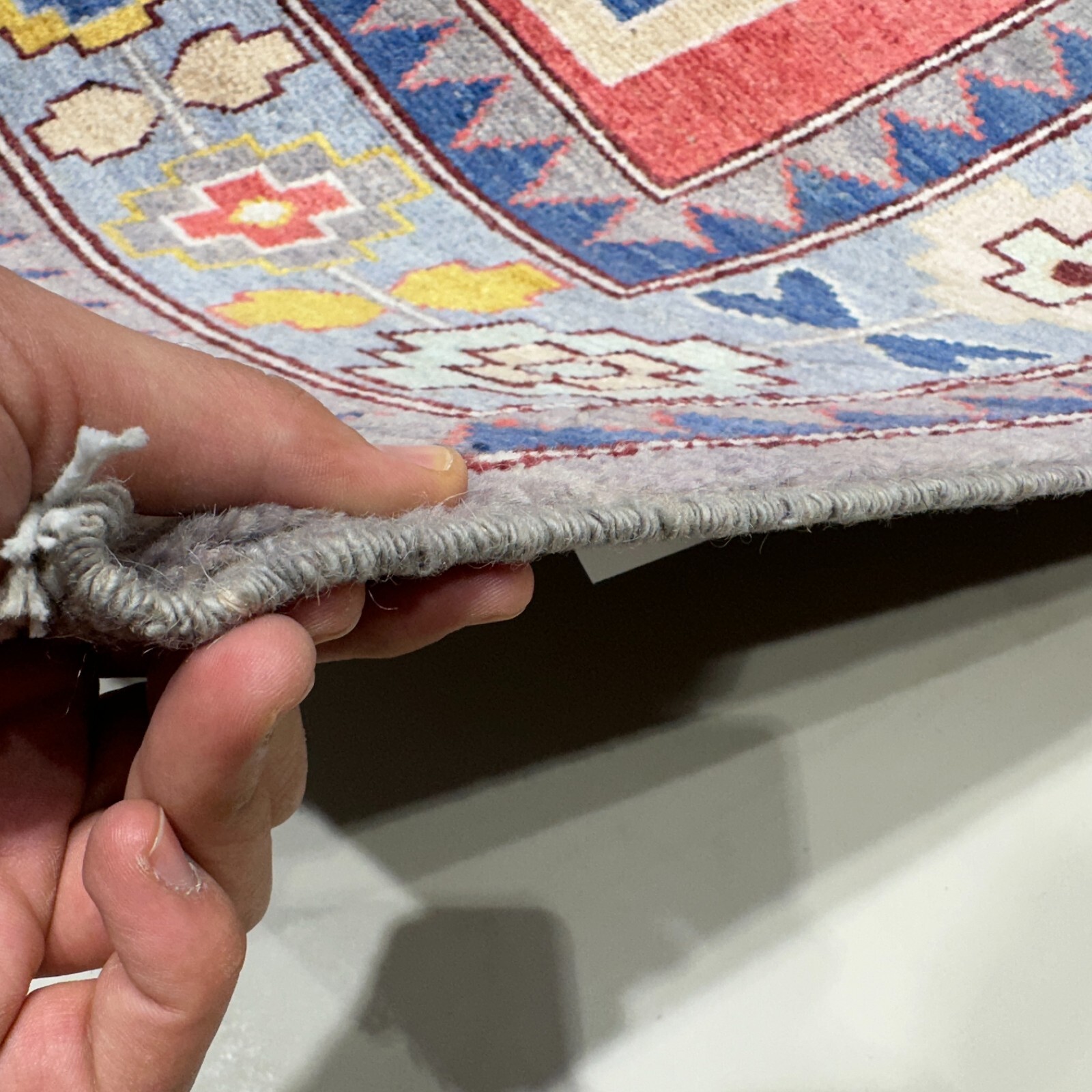 Handmade (8’8″ x 11’8″) Medallion Southwestern Style Afghan Soft Wool Area Rug