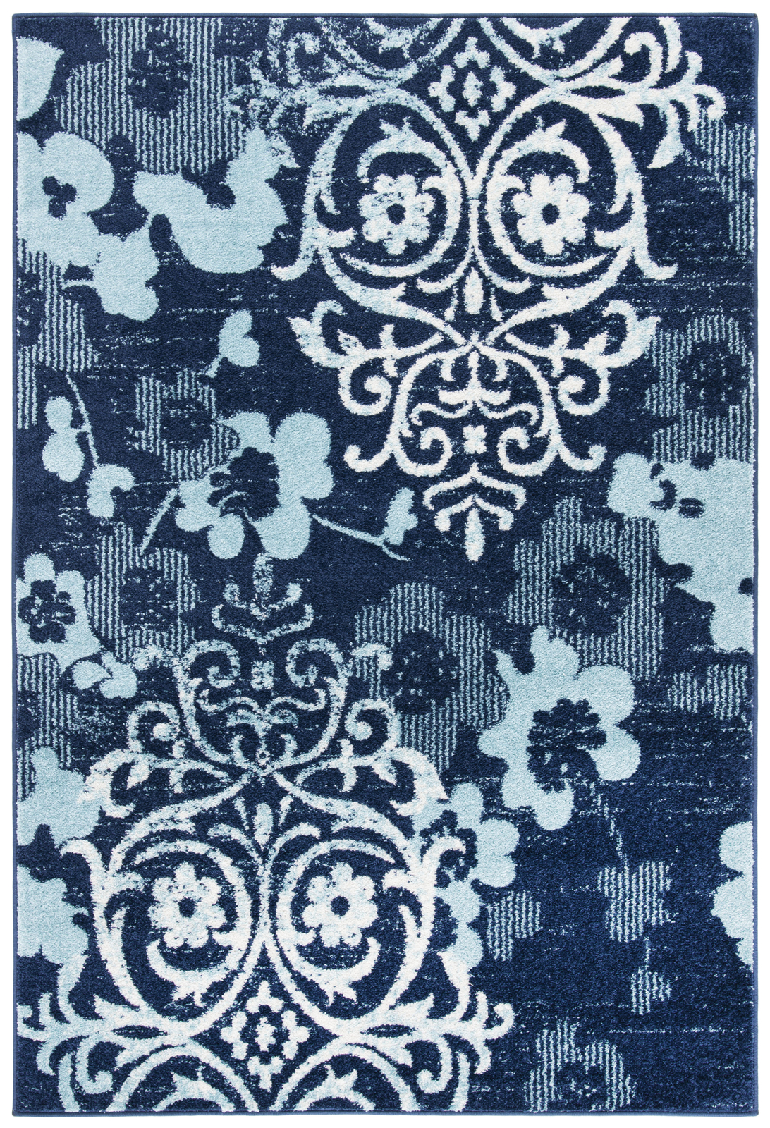 Safavieh Adirondack NAVY / AQUA 8′ X 10′ Area Rug – ADR114J-8