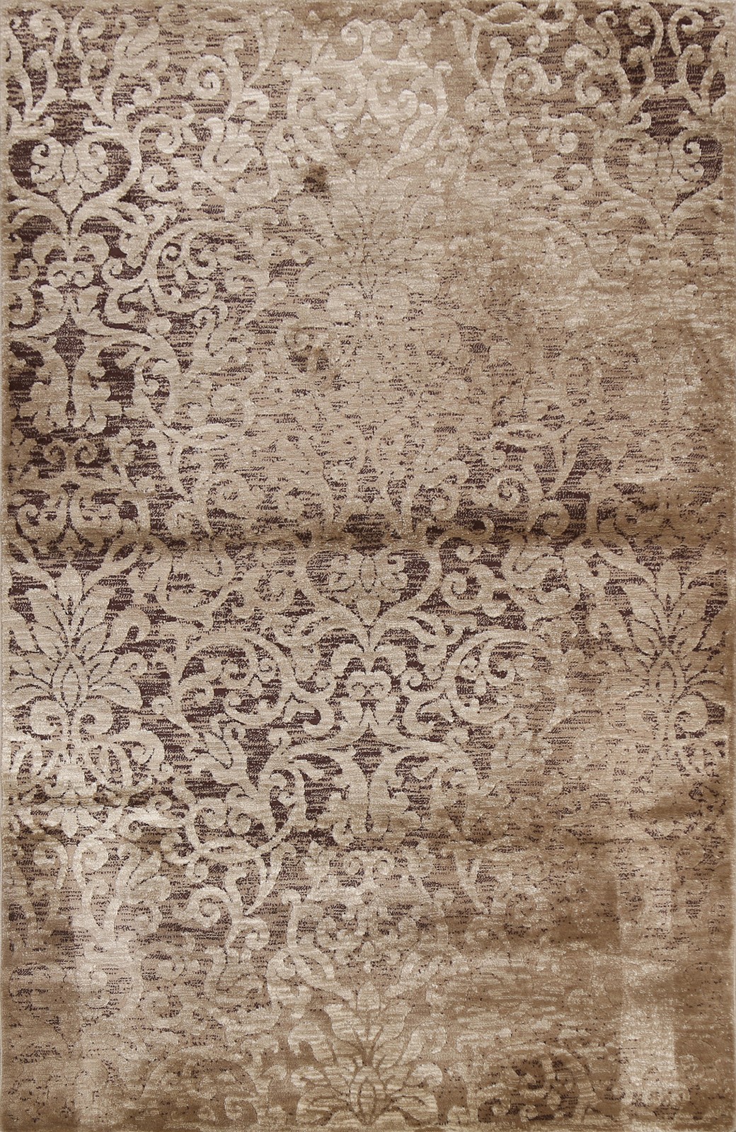 Modern Style Area Rug 5×7 Brown Turkish Oriental Carpet for Any Room