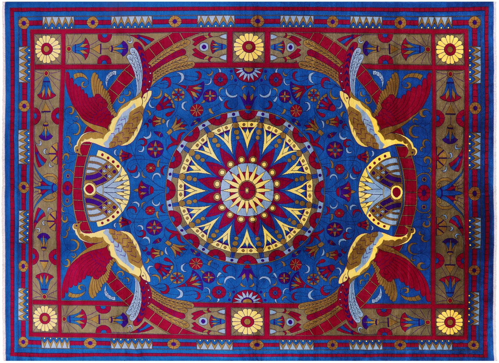 William Morris Hand Knotted Rug 10′ 4″ X 13′ 11″ – P6847