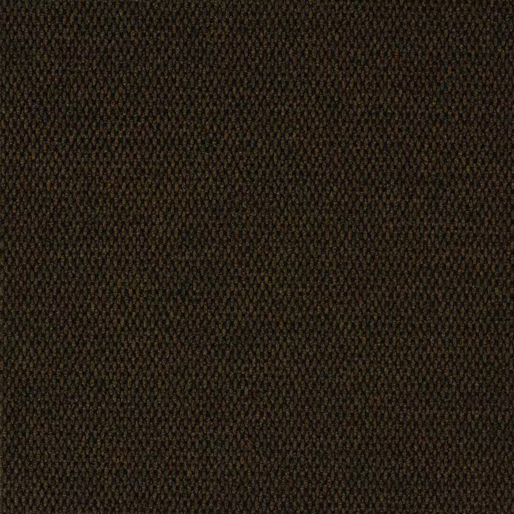 Grizzly Hobnail – Mahogany – Brown Commercial 24 X 24 In. Peel and Stick Carpet