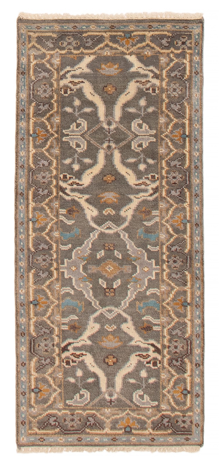 Hand Knotted Area Rug 2’6″ x 5’10” Traditional Oriental Wool Carpet