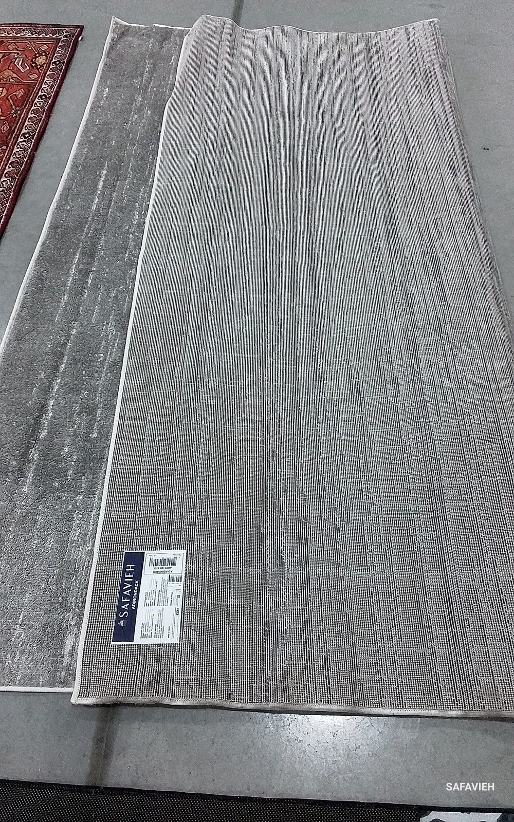 IVORY / SILVER 8′-0″ x 8′-0″ Back Stain Rug Reduced Price 1172793459 ADR113B-8SQ