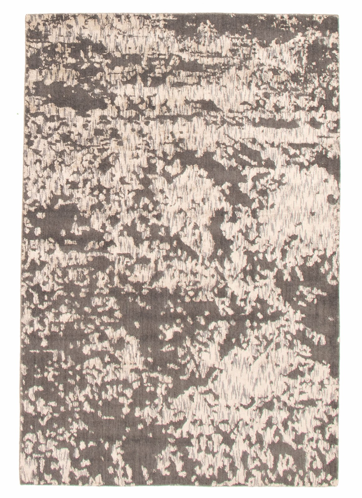 Traditional Dark Grey Hand loomed Oriental Carpet 5’1″ x 7’7″ Area Rug