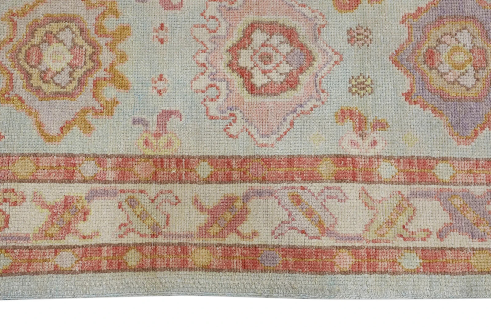 Turkish Oushak Rug Oriental Handmade Rug 2’10″x 4’9″ #4310