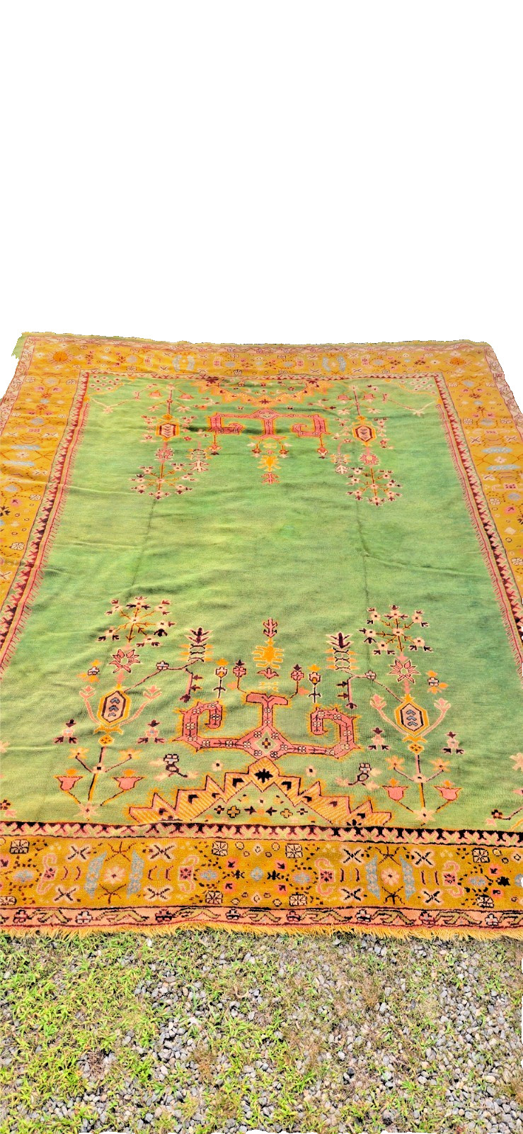 Rug Antique Oushak Carpet