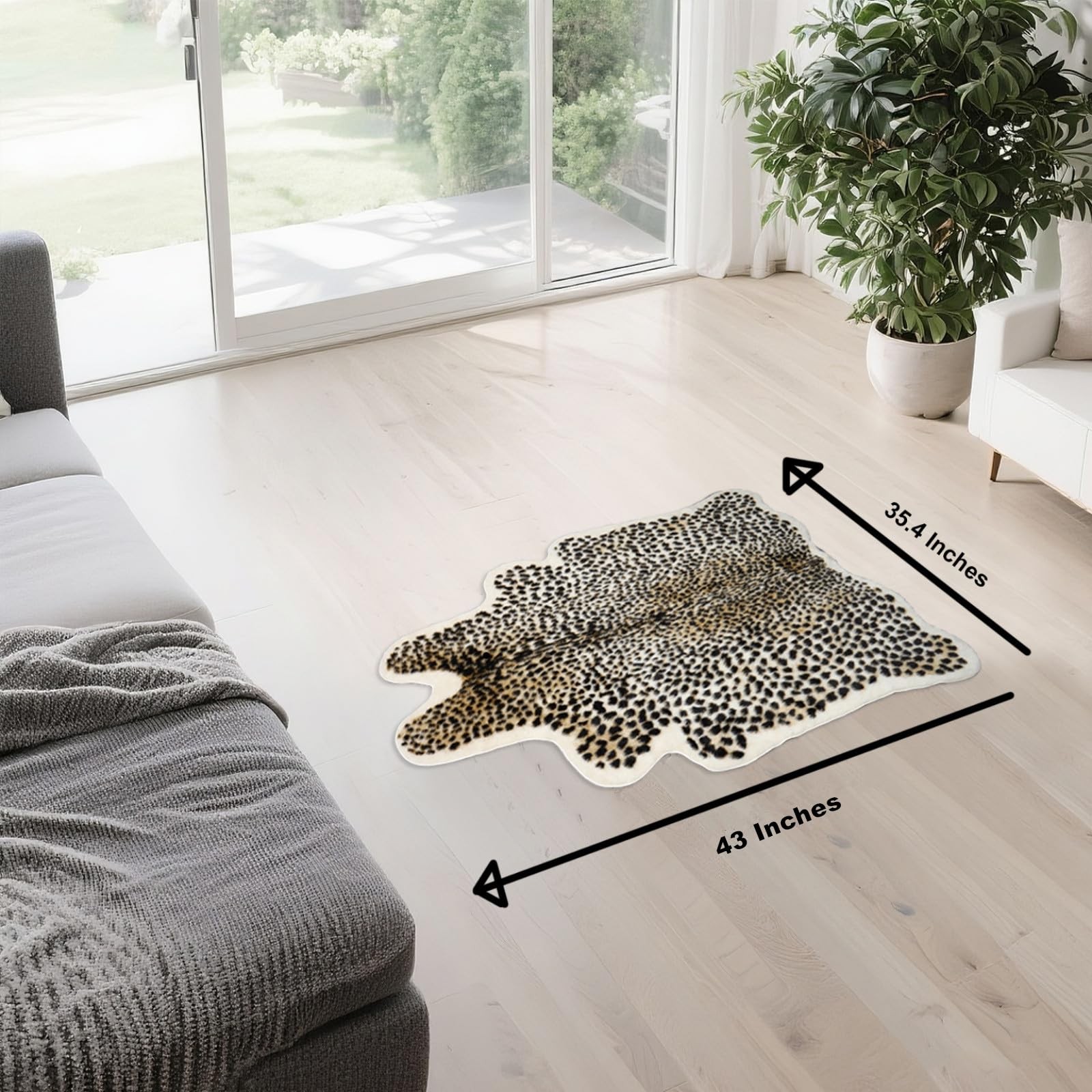 Faux Cheetah Rug Animal Rug Leopard Print Faux Cowhide Area Rug Animal Print …