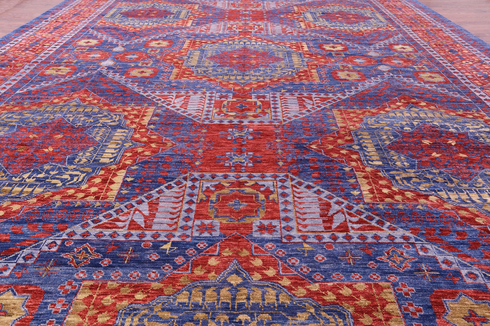 16′ 5″ X 24′ 3″ Mamluk Hand-Knotted Wool Rug – Q8975