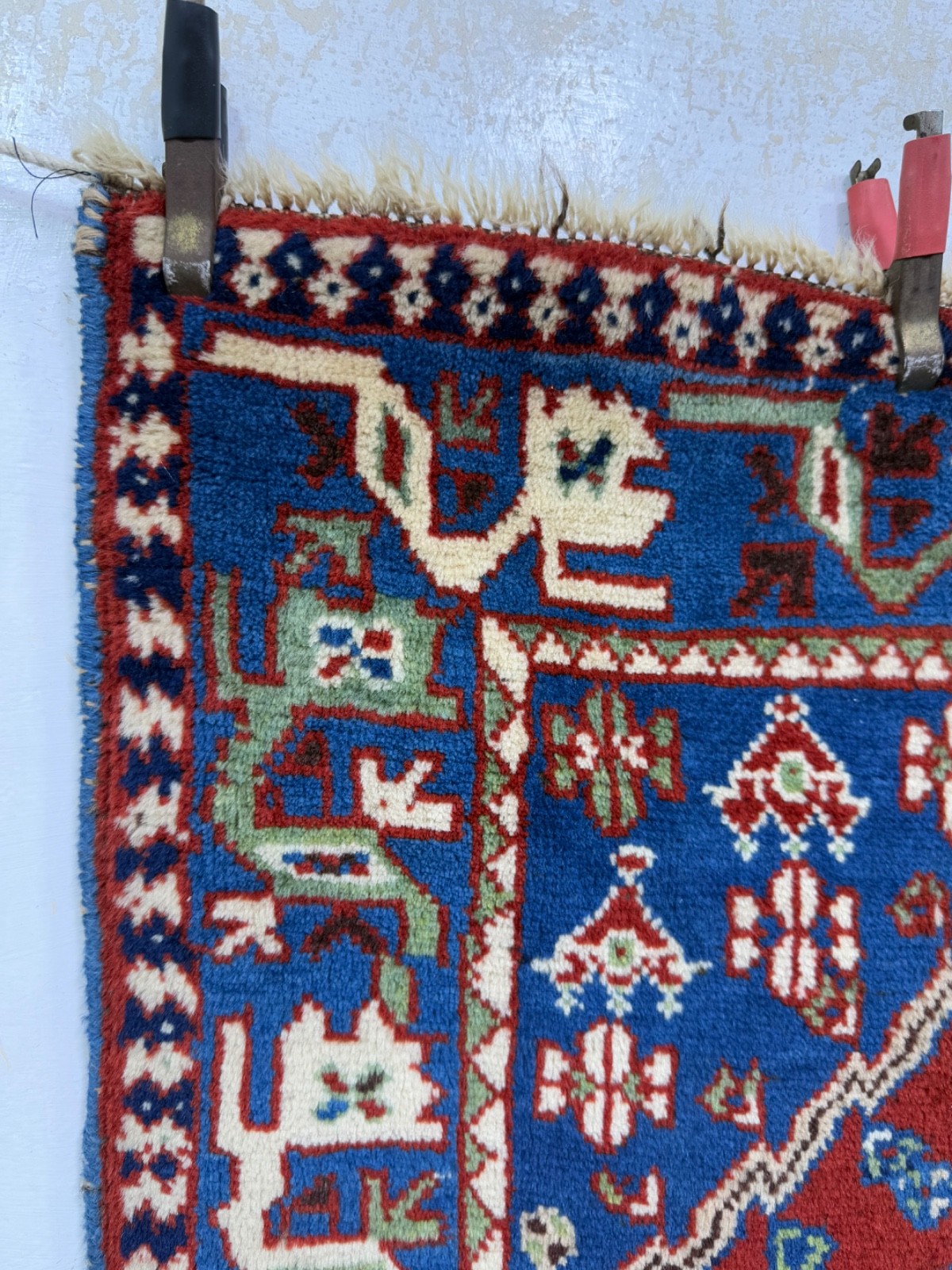 Vintage Fabulous Hand Knotted Oriental Wool Rug Carpet Floor Covering Floor Area