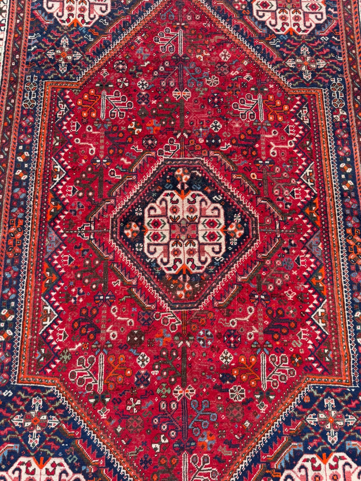 Vintage Gorgeous Hand Knotted Oriental Wool Rug Carpet Floor Covering Floor Area