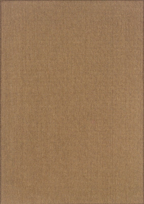 Beige Solid Woven Indoor/Outdoor Rug 2068X – Aprx 1′ 9″ x 3′ 9″