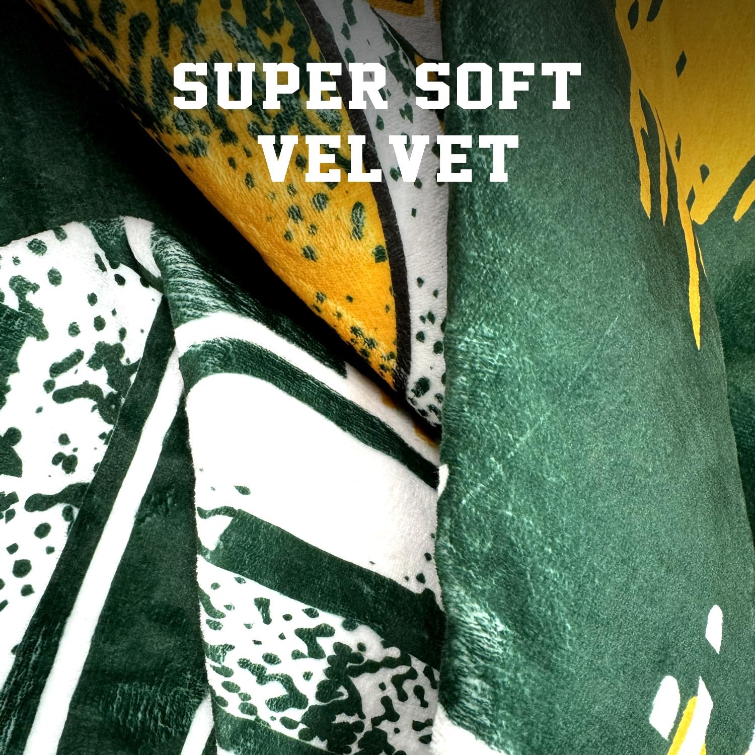 Green Bay Living Room Rug for Bedroom Machine Washable Football Sports Area R