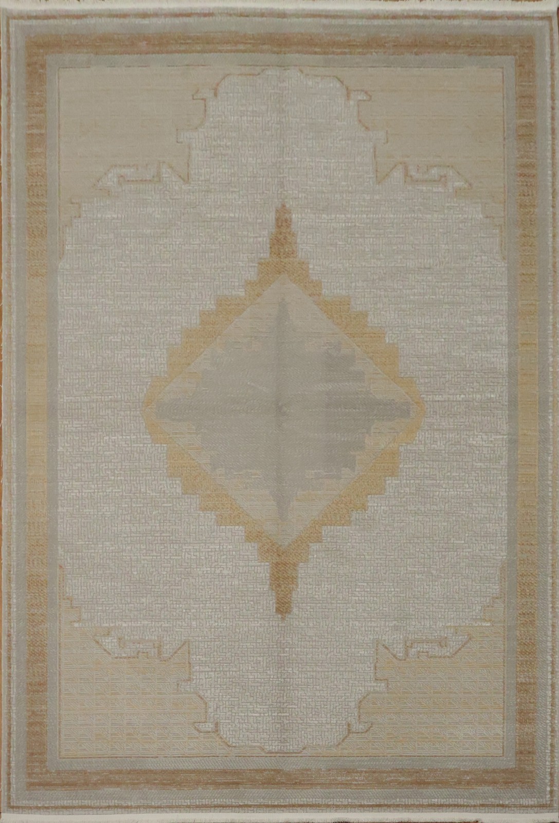 Sophisticated Neutral Toned Rug 5×8 Ft Contemporary Modern Grey Turkish Carpet
