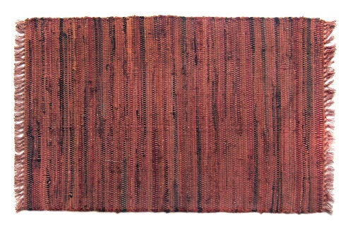 Sturbridge 2 Ft x 3 Ft Rag Rug in Southwestern Spice Color, Cotton, Hand Woven
