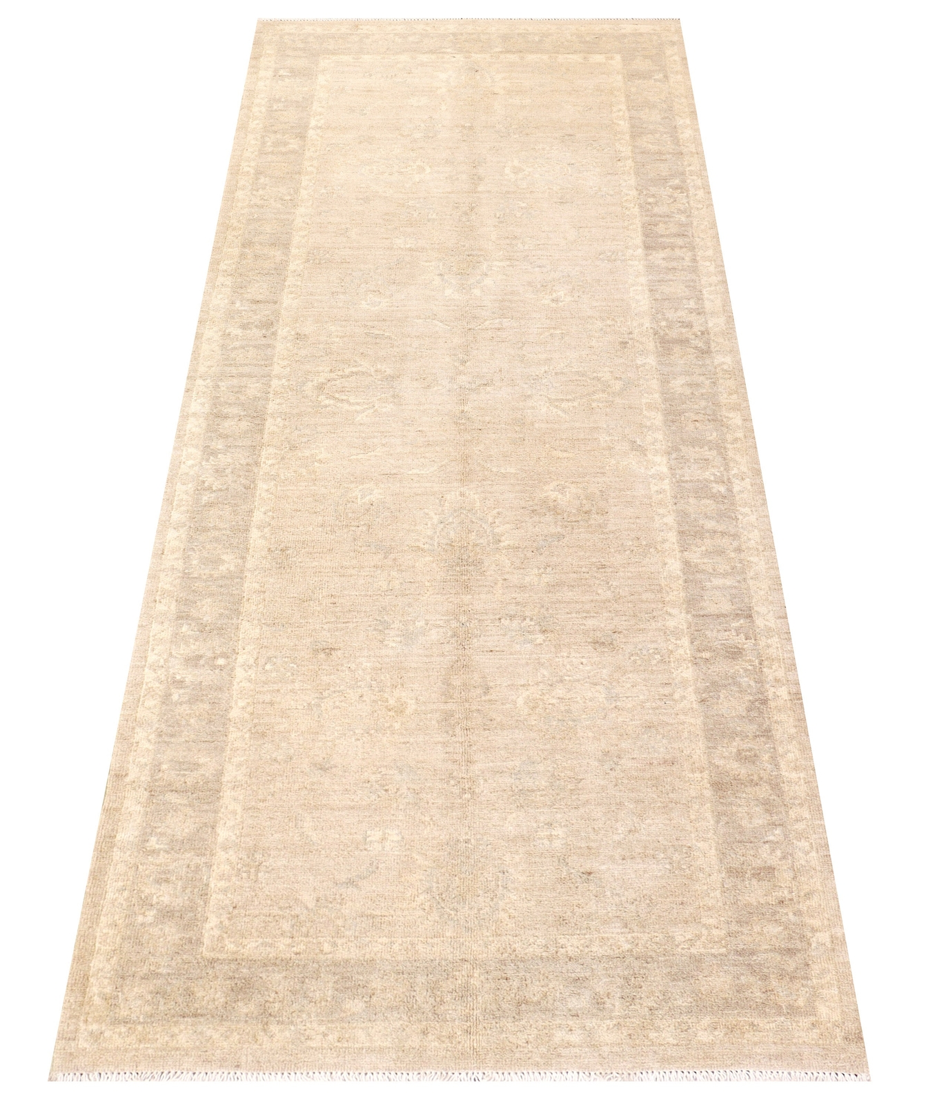 3′ x 8′ Chobi Peshawar Hallway Rug Fine Ghazni Wool Runner PASTELS PALE PK290