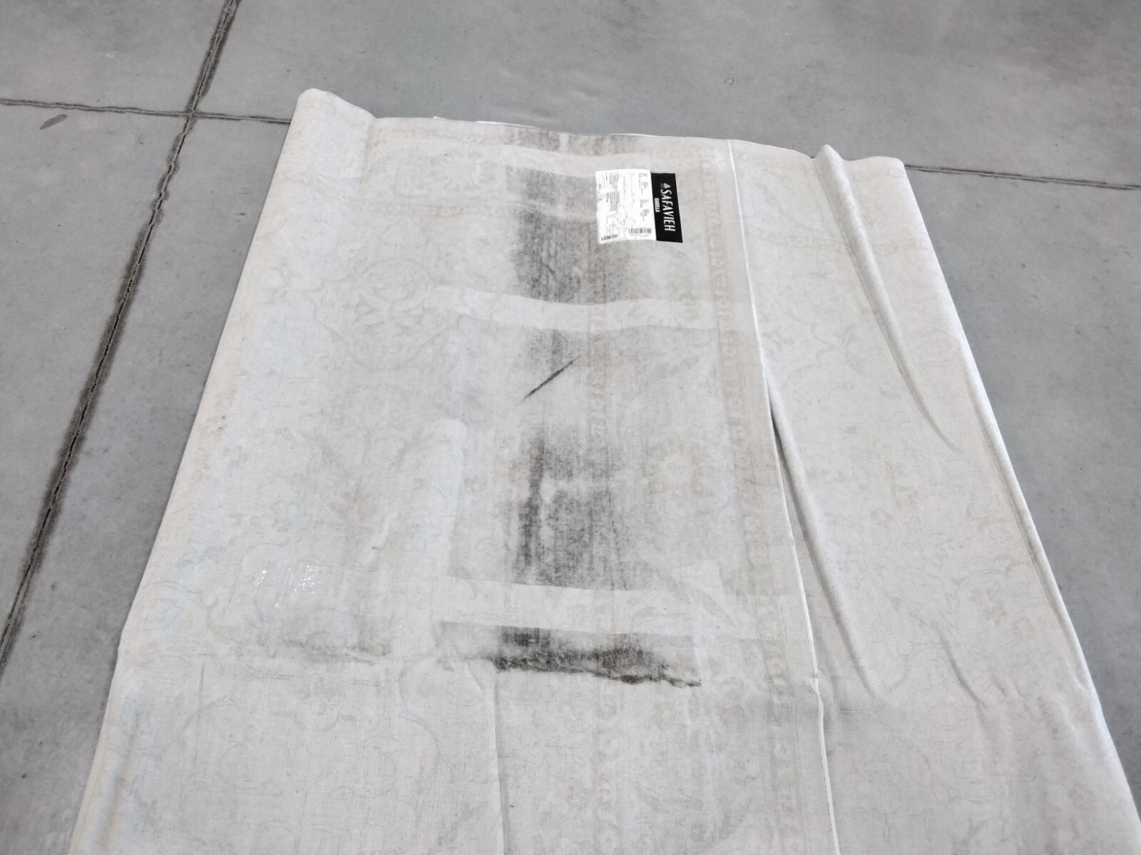 CREAM / BEIGE 9′ X 12′ Back Stain Rug, Reduced Price 1172754343 ISA912A-9