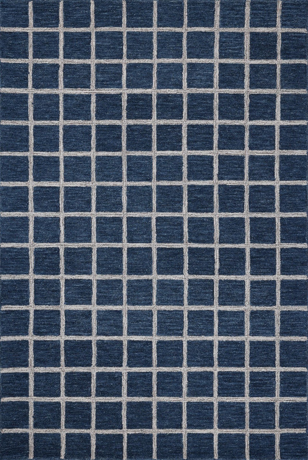 Loloi Chris Loves Julia Polly Collection Pol-05 Navy/Silver 2-6 X 7-6 Runner Rug