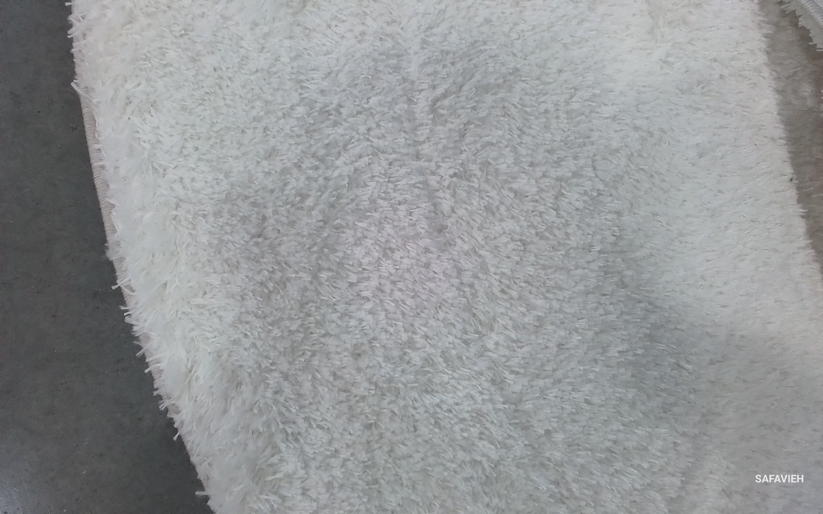 WHITE 6′-7″ x 6′-7″ Back Stain Rug, Reduced Price 1172786982 THO670A-7R