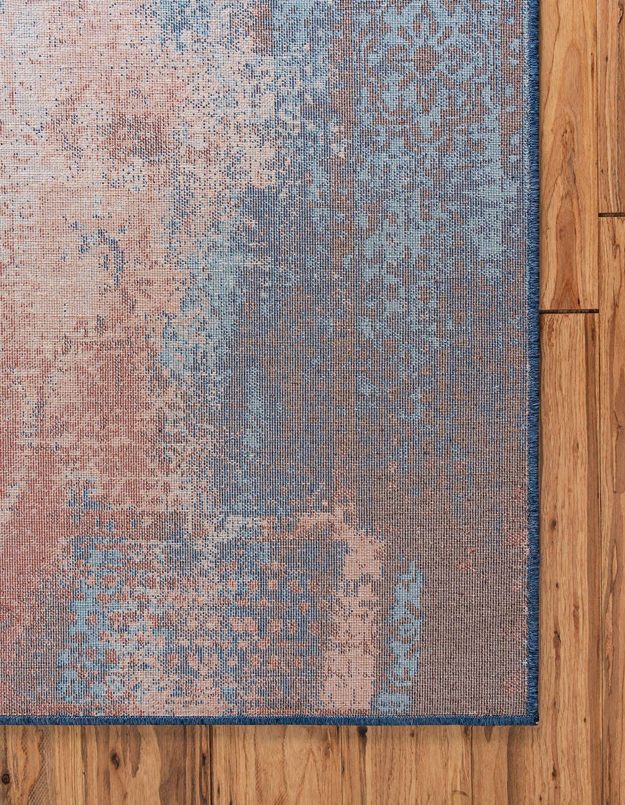 Unique Loom Mystic Collection Over-Dyed Abstract Mid-Century Modern Rustic Area