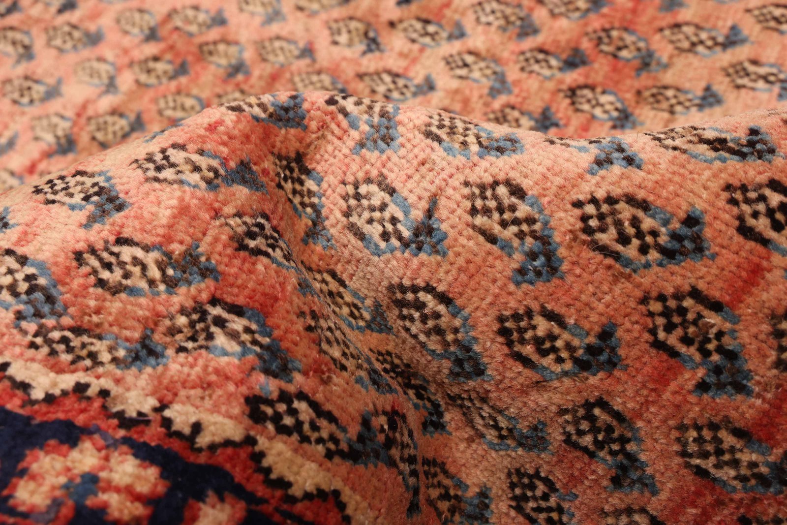 Traditional Vintage Hand-Knotted Area Rug 3’8″ x 6’3″ Oriental Wool Carpet