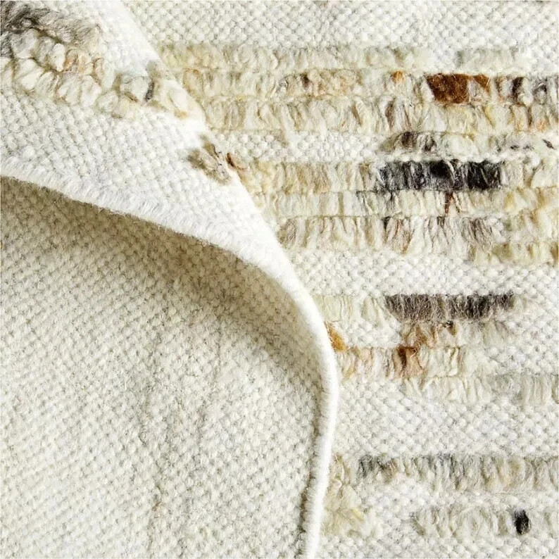 Bozeman Wool Textured Rug, Living Room Carpet, Handmade Wool Rug, Custom Rug,