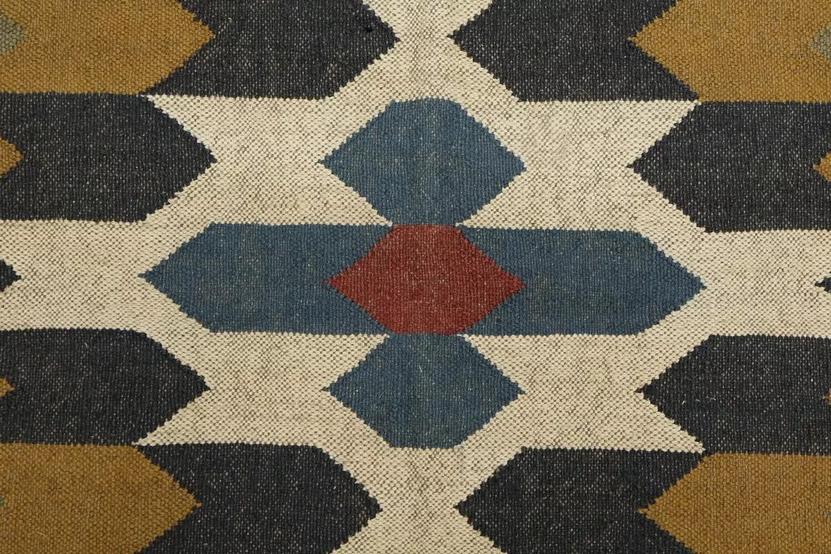 indian navajo rug Handmade Wool Jute Vintage moroccan Rug Kilim Rug Aztec rug