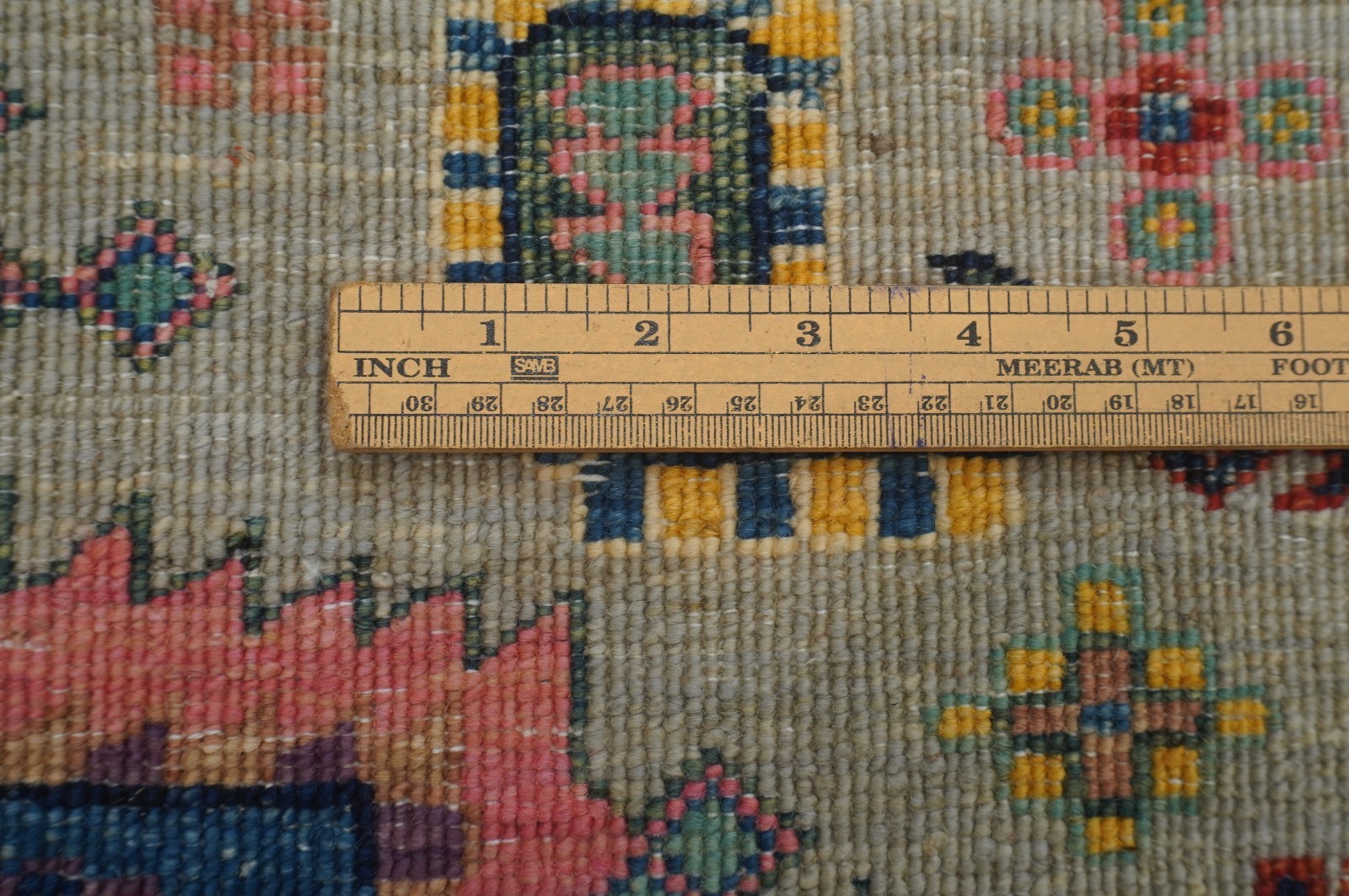 4×6 ft Blue Samarkand Afghan Hand Knotted Wool Oriental Area Rug