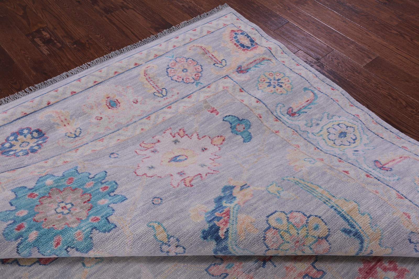 Handmade Turkish Oushak Wool Rug 9′ 0″ X 11′ 9″ – Q19822