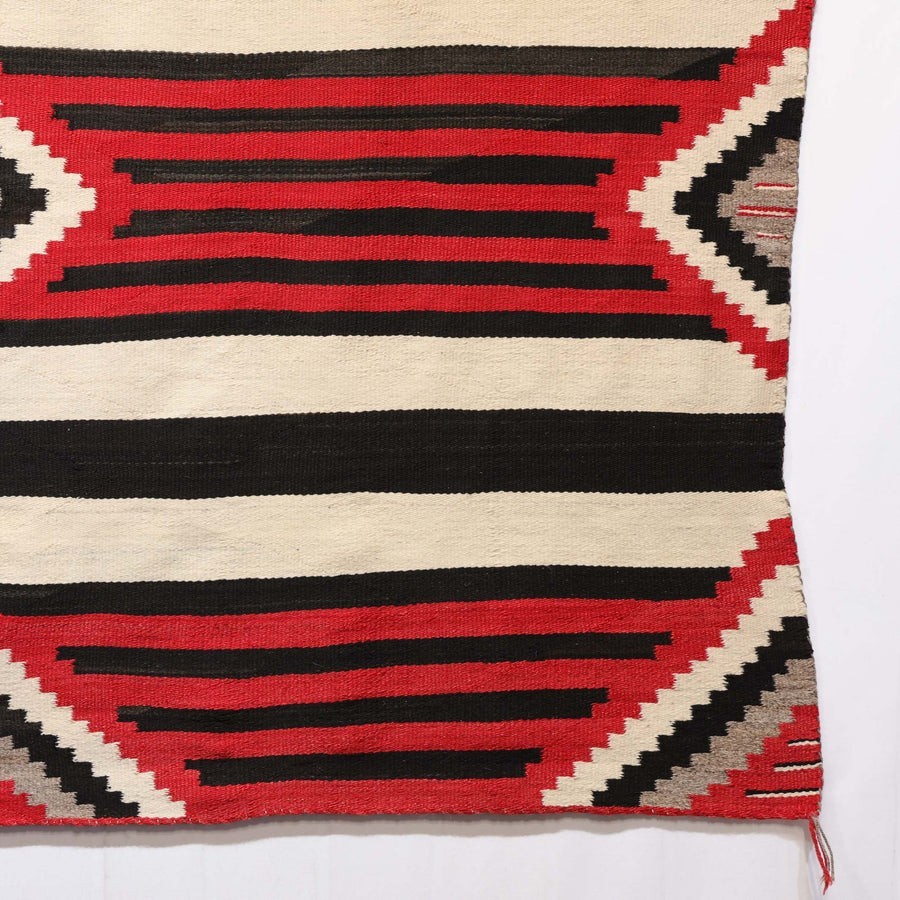 Navajo Chief’s Blanket Rug Southwestern 100% Wool Native American Rug,51″×62″ In