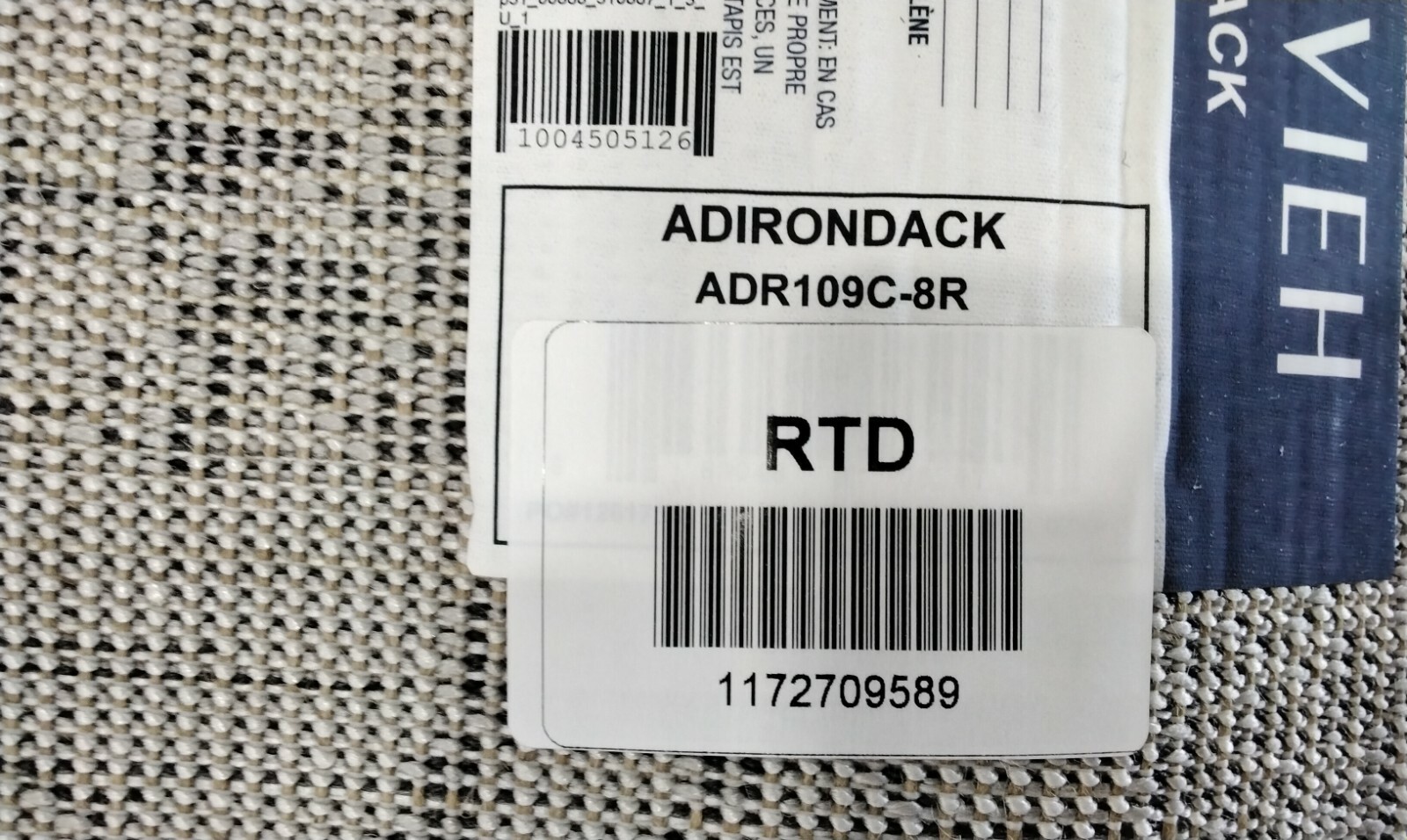 SILVER 8′ X 8′ Round Loose Threads Rug, Reduced Price 1172709589 ADR109C-8R