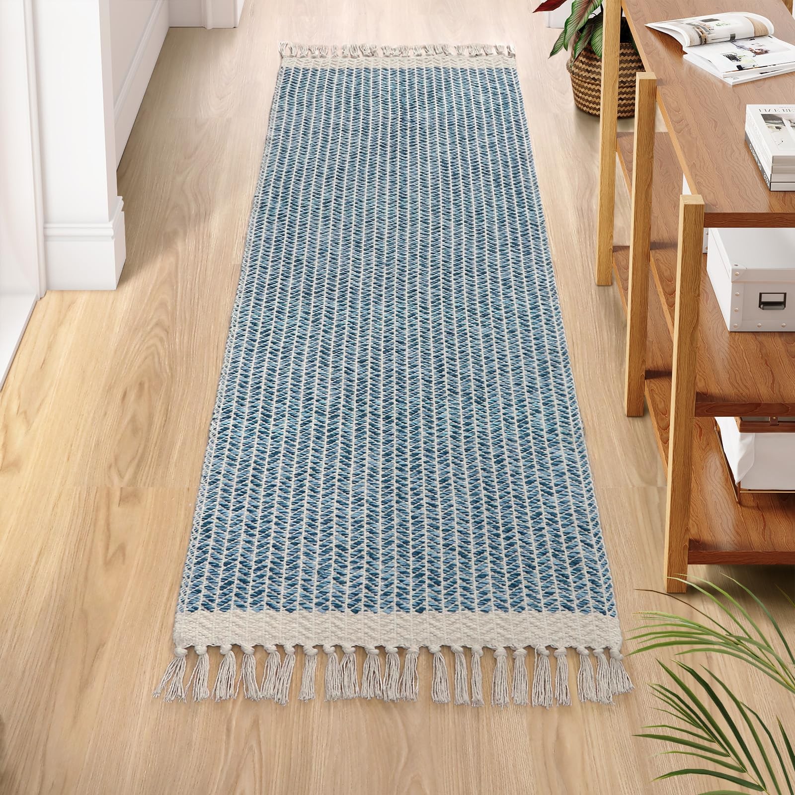 Belle Boho Kitchen Runner Rugs, 2×6 Laundry Room Rug Lightweight Bathroom Run…