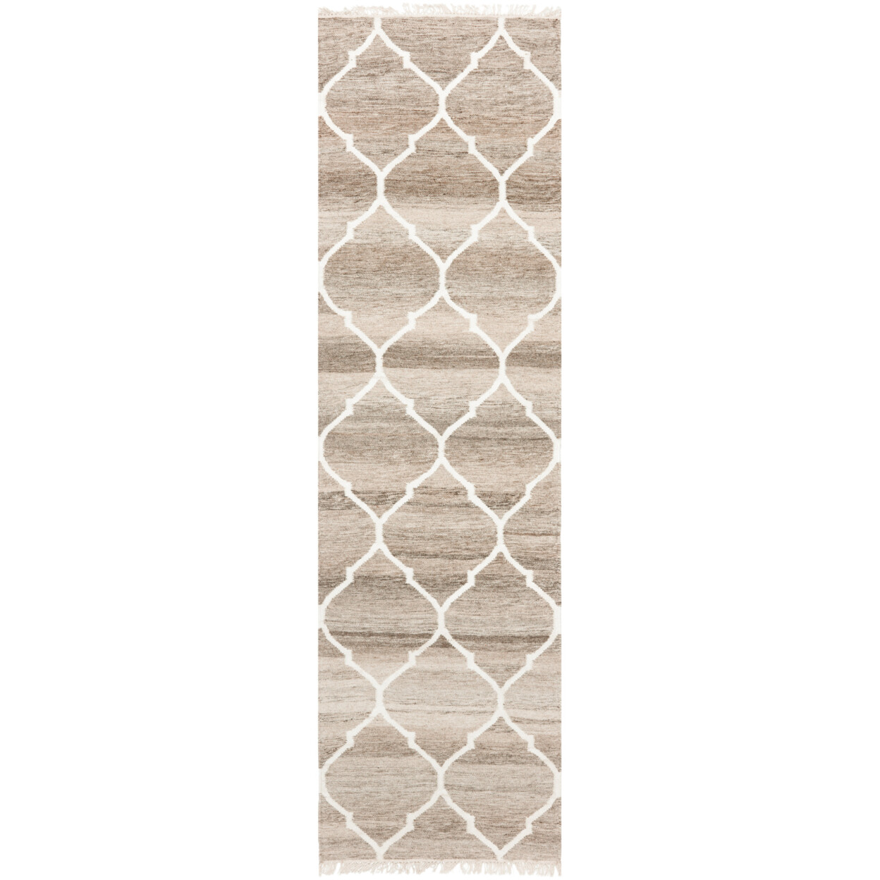 SAFAVIEH Natural Kilim NKM317A Light Grey / Ivory Rug