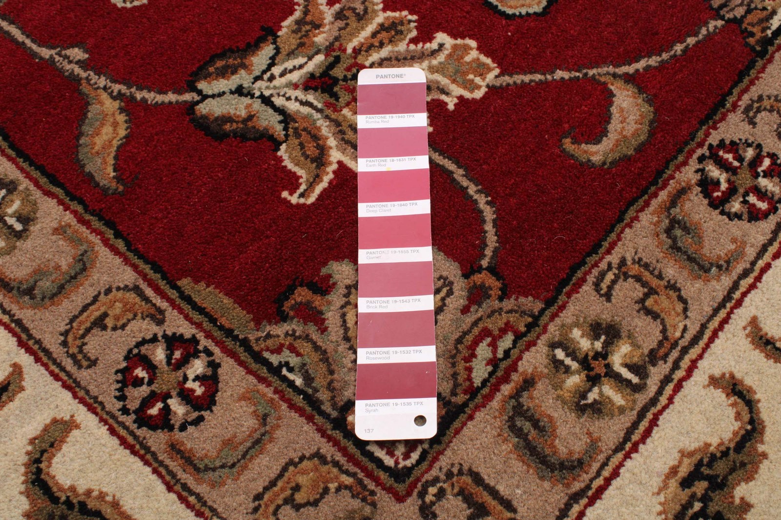Traditional Dark Red Hand-knotted Area Rug 10’0″ x 14’1″ Oriental Wool Carpet