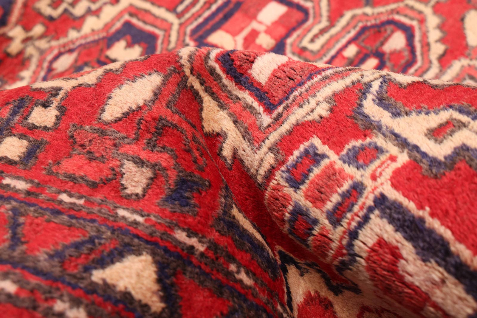 Vintage Hand-knotted Runner Rug 3’1″ x 10’2″ Traditional Oriental Wool Carpet