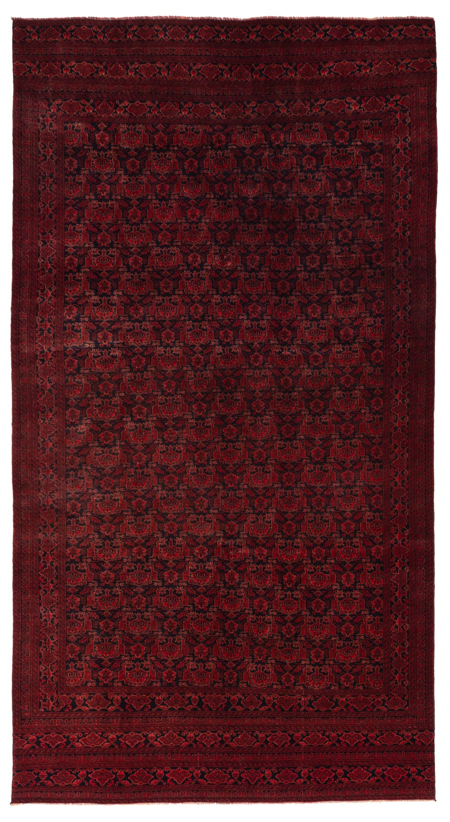 Traditional Vintage Hand-Knotted Area Rug 5’9″ x 11’1″ Oriental Wool Carpet