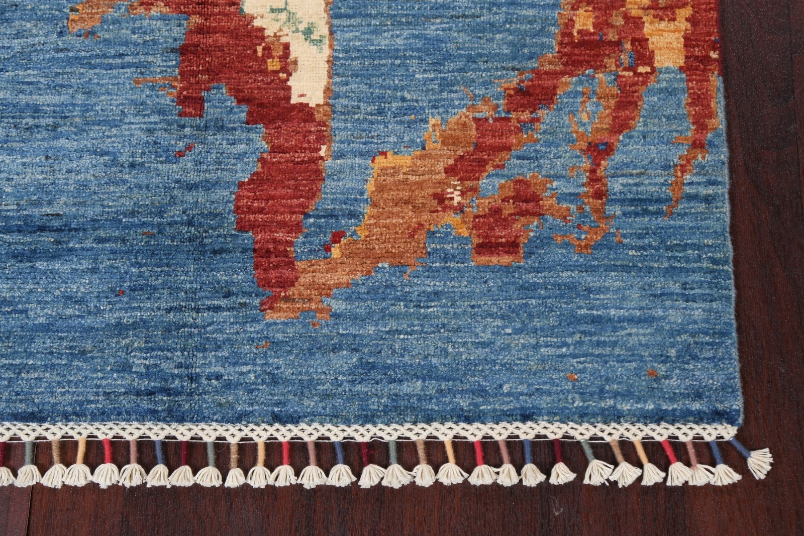 High-quality Modern Wool Rug 3×5 ft Eye-Catching Abstract Design Rug