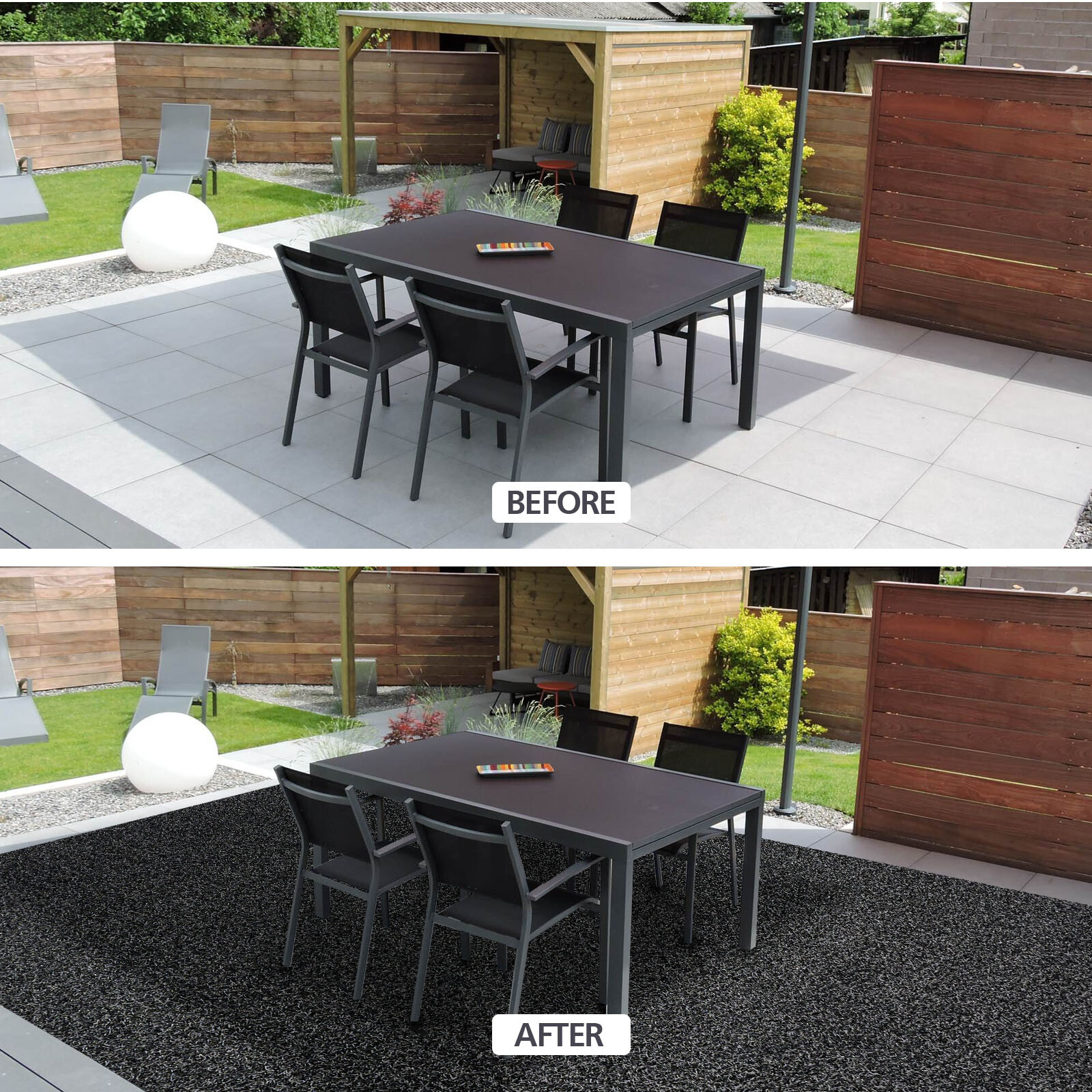 Outdoor Rug Waterproof Area Rugs Outdoor Patio Rug Carpet Entryway Mat Grey
