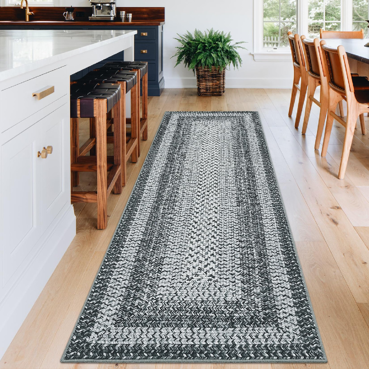 Luxloom Printed Runner Rugs For Hallway 2X8 Rug Runner Kitchen Rugs Non Slip
