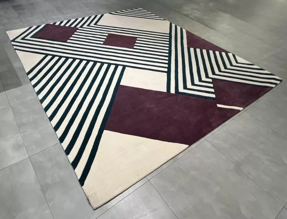 Modern Hand-Tufted ABM Rugs Hand Med Collection | 100% Wool Capitola Design &