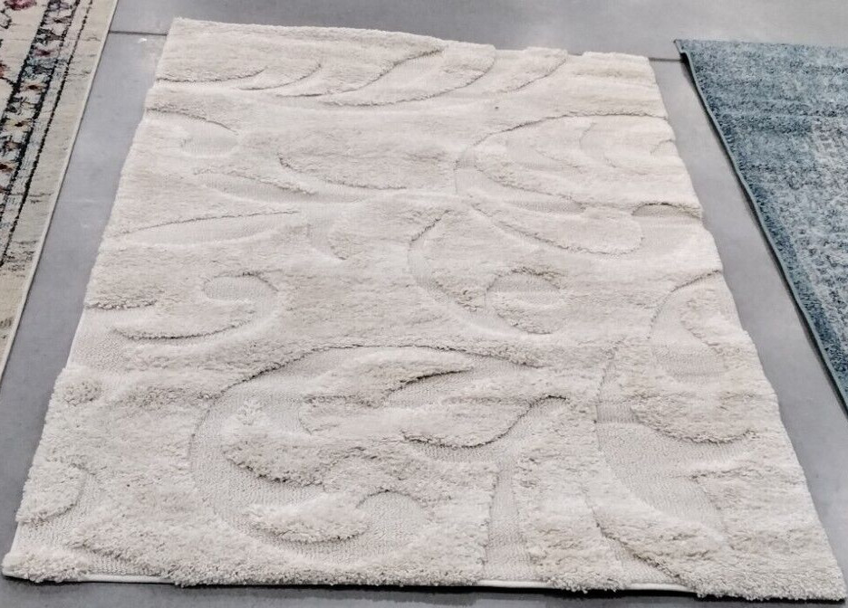 CREME / CREME 4′ X 6′ Back Stain Rug, Reduced Price 1172725723 SG468-1111-4