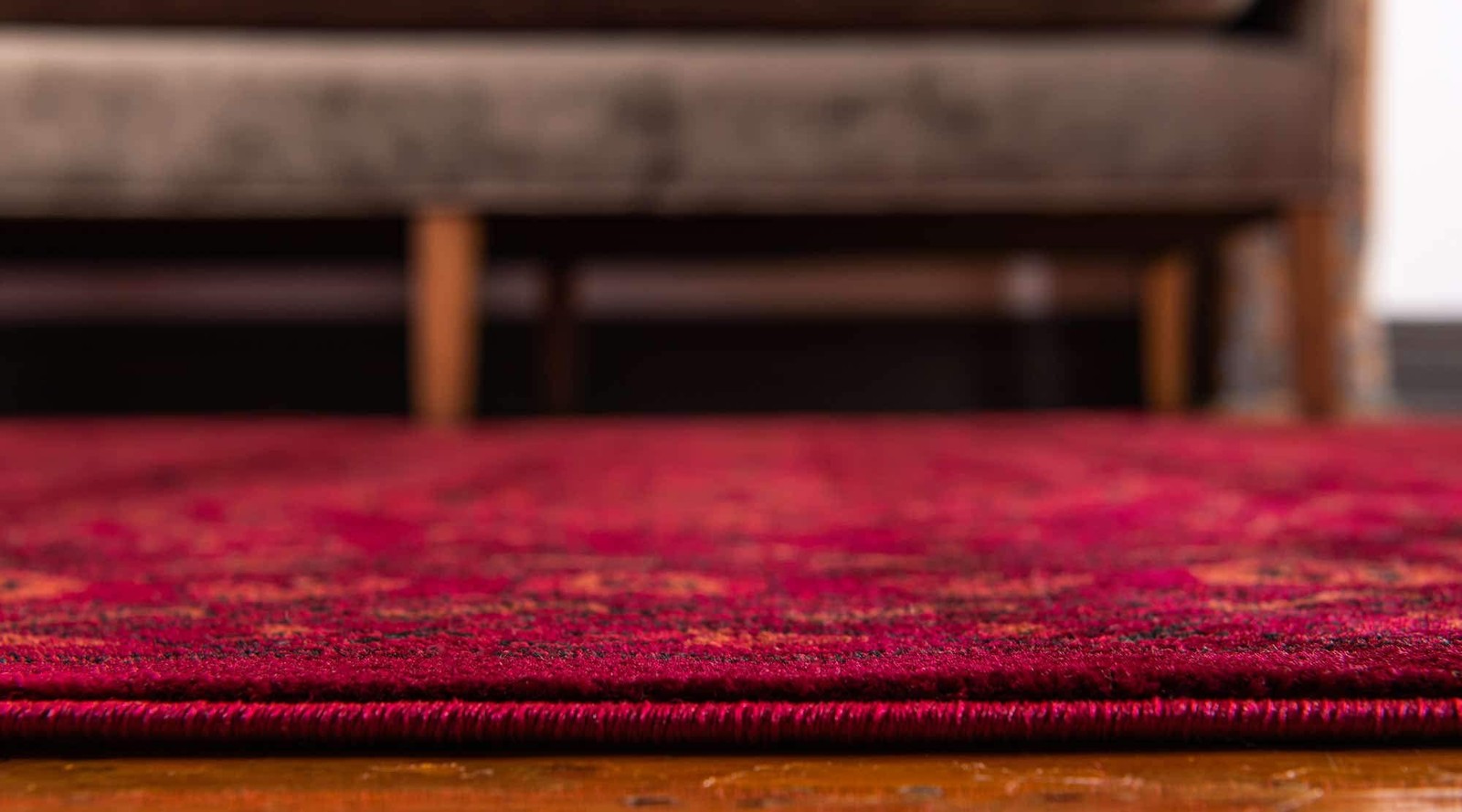 Tekke Collection Over-Dyed Saturated Traditional Torkaman Area Rug (2′ 7 x 10…