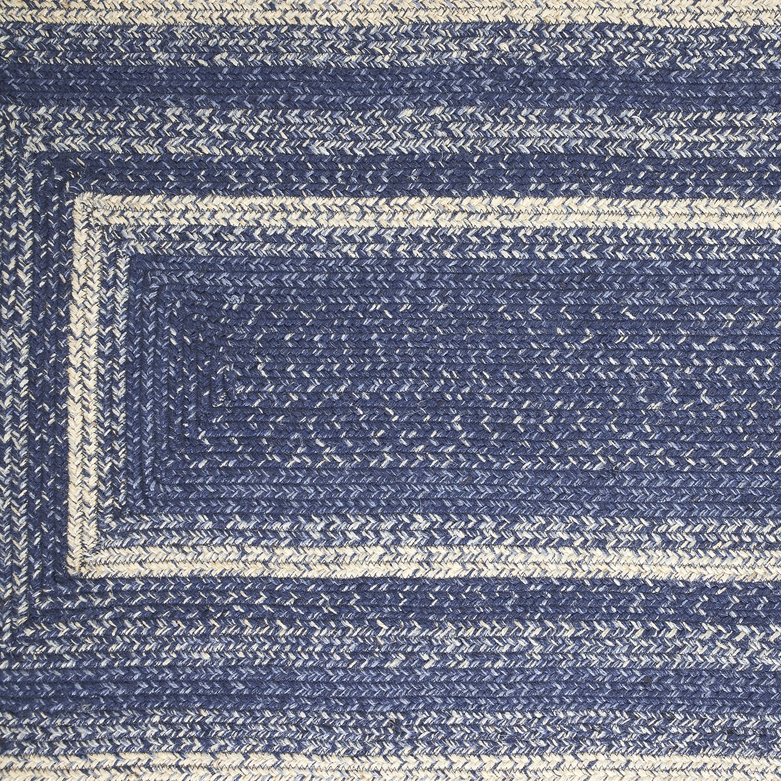 Farmhouse 24″x78″ Area Rug Blue Great Falls Textured Jute Floor Decor VHC Brands
