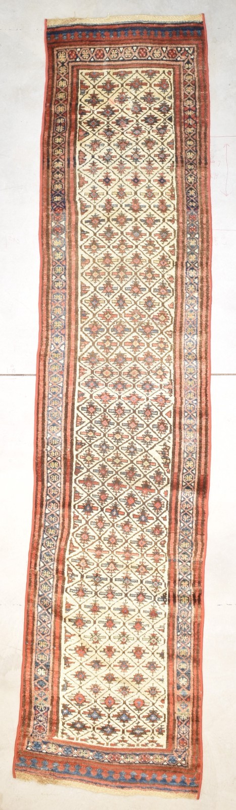 Kurd BIDJAR Runner Oriental Rug 2‘6“ x 11‘3“ #8244