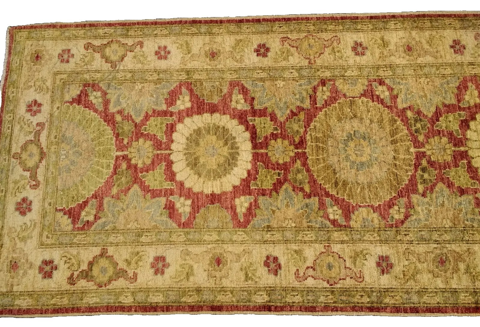2’6″x10’6″ Pakistani runner Peshawar Chobi Rug, Handmade,VegDye,100%Wool 2.5×11