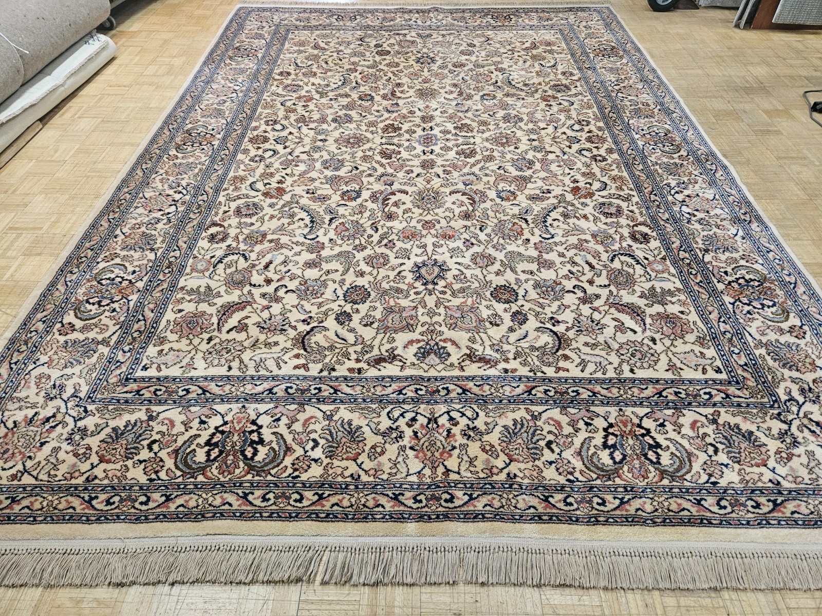 10×14 KARASTAN ANIMAL TABRIZZ 700 – 738 100% WOOL RUG GOOD CONDITION