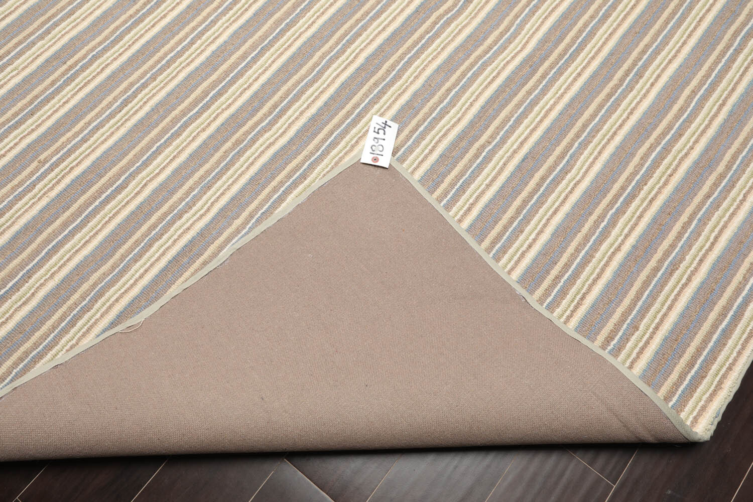 LoomBloom Multi Sizes Multi Color Hand Woven Striped New Zealand Wool Area Rug