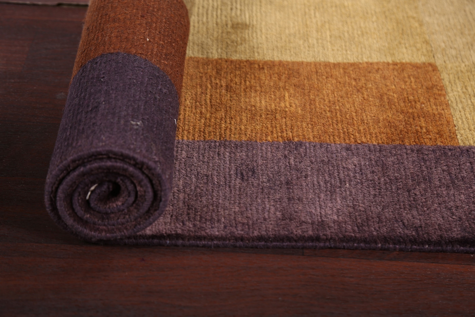 Bohemian Nepalese Rug Hand-Knotted 4×6 ft Wool