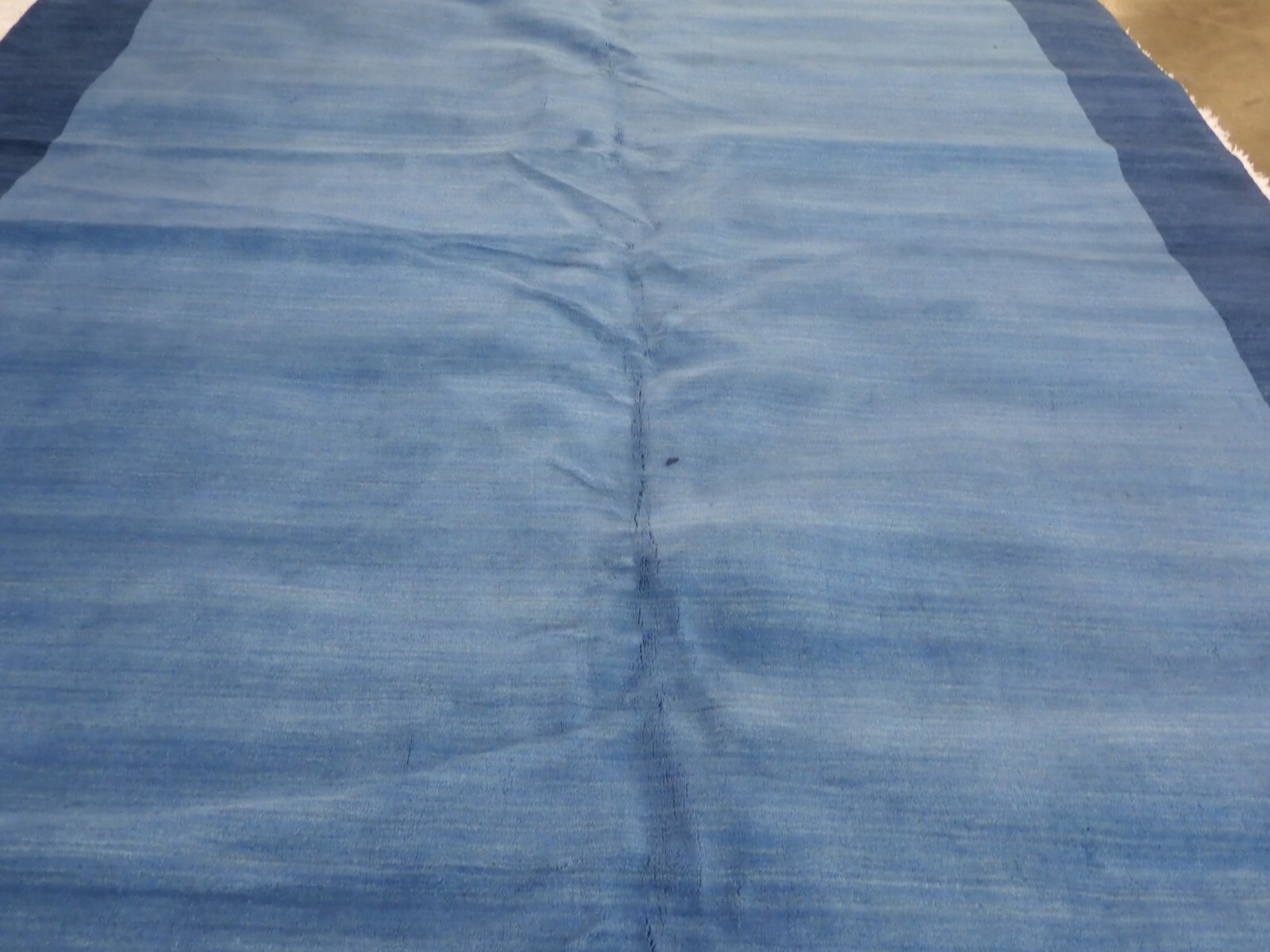 LIGHT BLUE / DARK BLUE 10′ X 14′ Back Stain Rug Less Price 1172607636 HIM580A-10