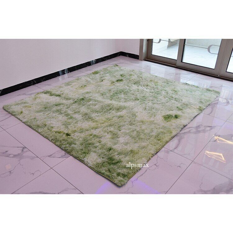 Carpet Long Hair Bedroom Carpets Mat Blanket Gradient Color Living Room Area Rug