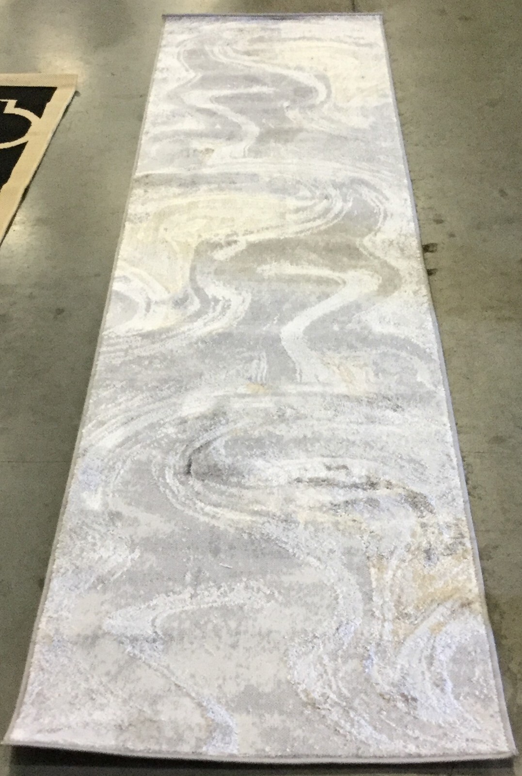 GREY / GOLD 2′-2″ X 9′ Stained Rug, Reduced Price 1172656925 ORC617H-29